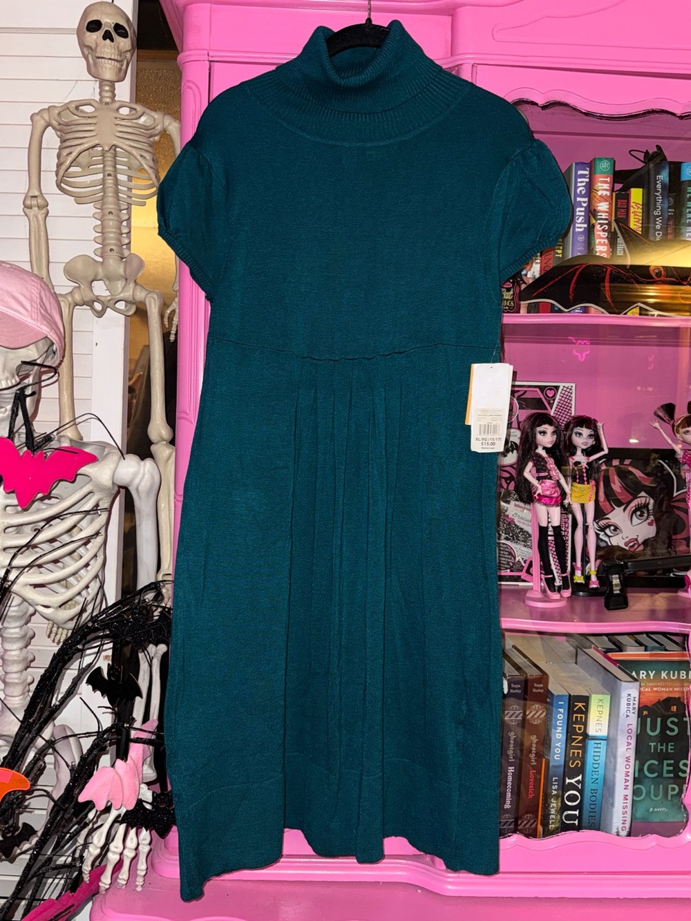 VTG No Boundaries turtleneck dress size XL BNWT